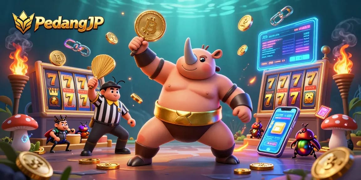 Mainkan PedangJP dengan karakter unik dan slot yang menarik dalam ilustrasi menarik ini.
