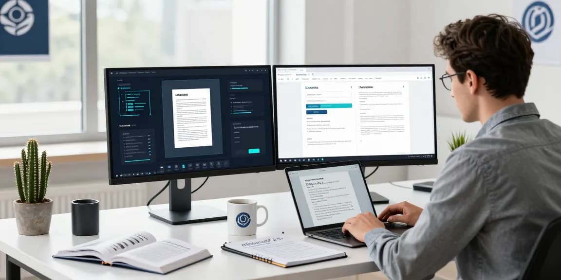 Detect fraud in PDF using AI technology in a digital workspace.