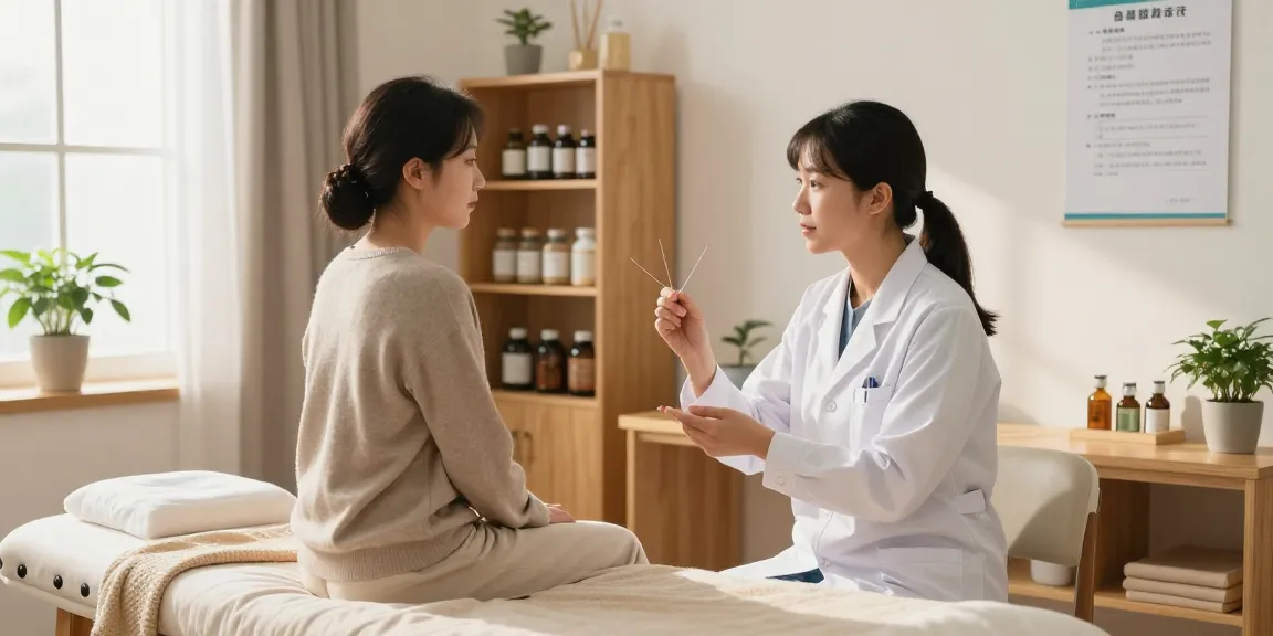 Consultation at 영통한의원 with professional practitioner showcasing holistic health treatment options.