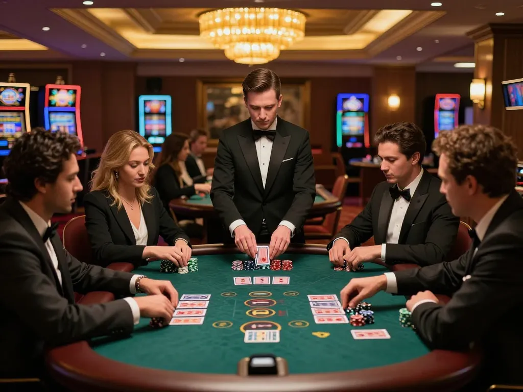 Experience thrilling gameplay at a blackjack table with the CM88 LINK for optimal strategies