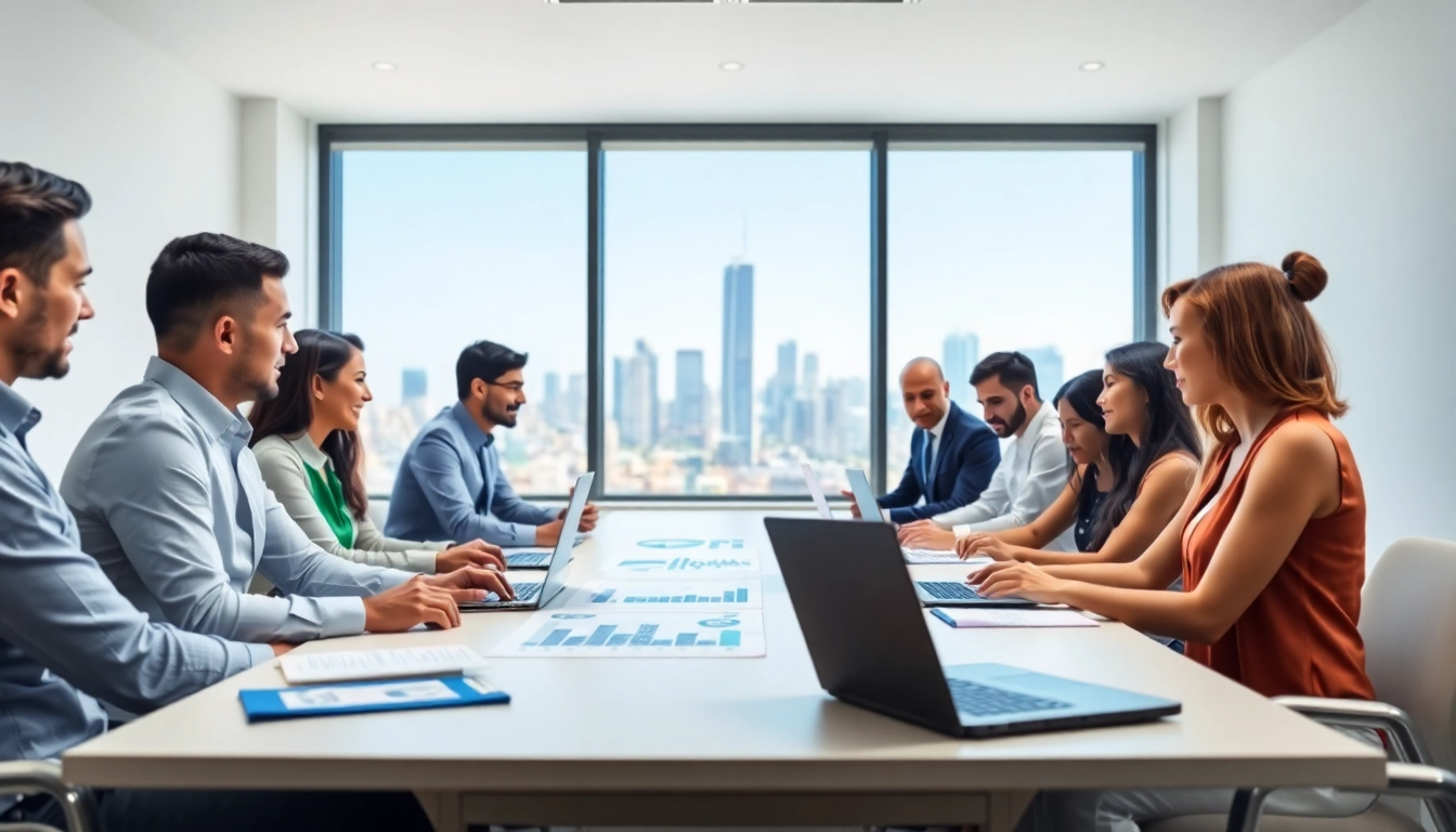 Teams conducting a Bid-No-Bid Analysis during a collaborative business meeting.