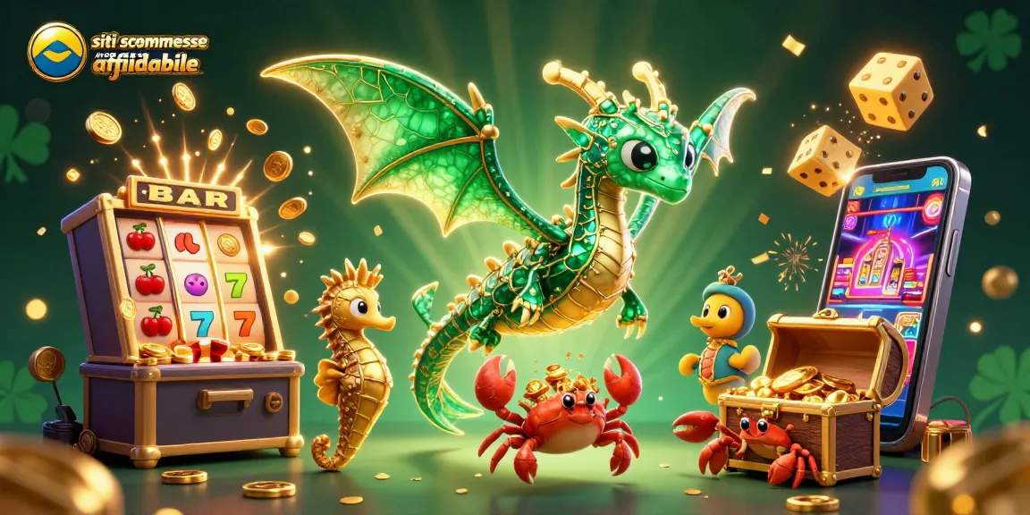 Gioca in modo sicuro con i migliori siti scommesse non aams affidabile tra draghi marini e slot machine