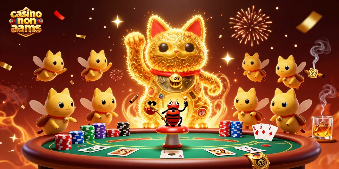 Rivivi l'emozione con il casino non aams, dove simboli di fortuna e lampi di creatività si intrecciano.