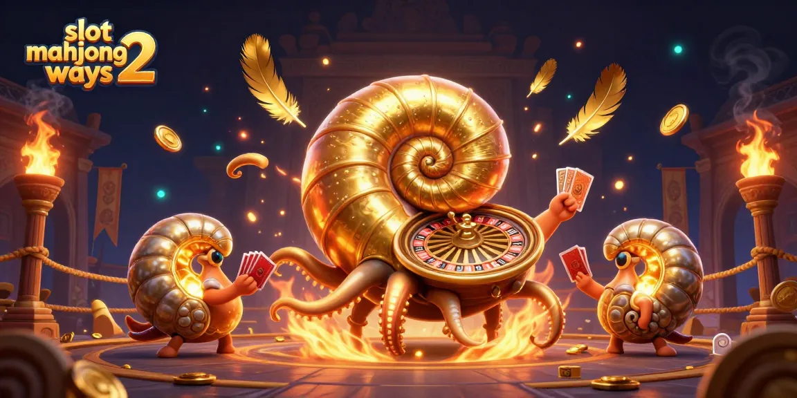 Engage with slot mahjong ways 2 in this vibrant, detailed casino-themed 3D illustration.