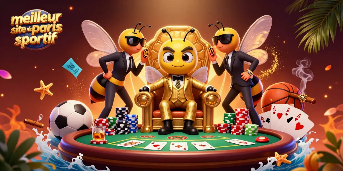 Parier sur le meilleur site de paris sportif en action avec une ambiance de casino dynamique et colorée.