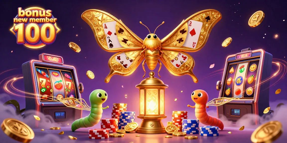 Experience the thrill of gaming with bonus new member 100 promotions lighting up the slot machine world.