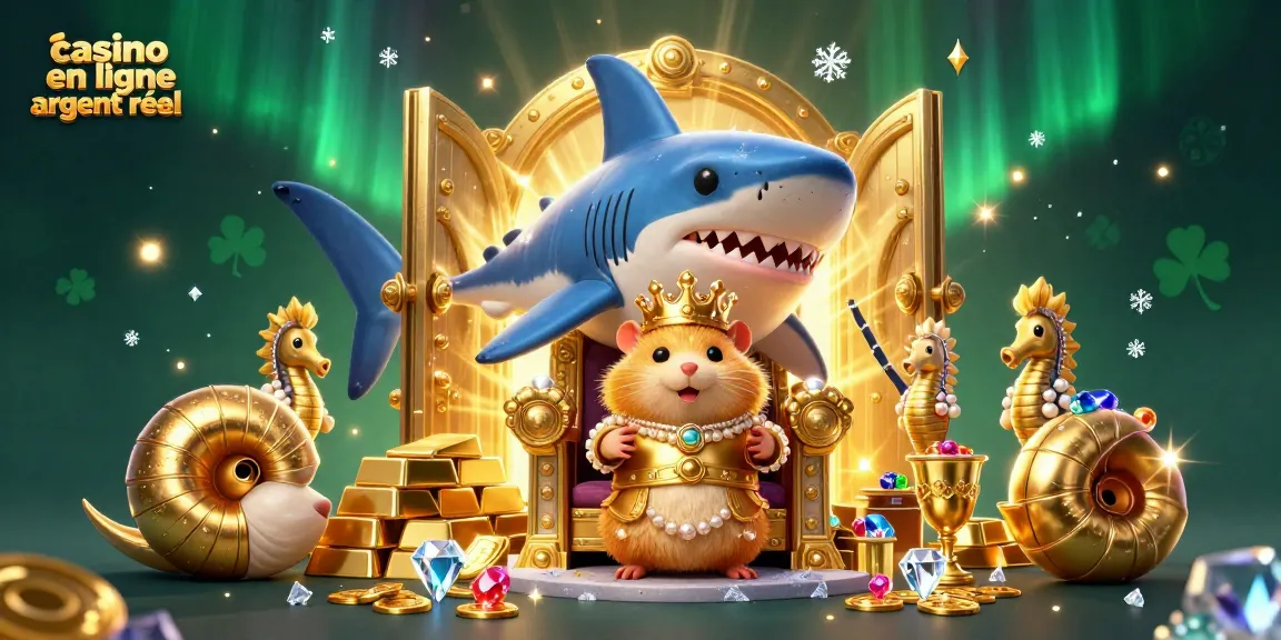 Profitez de l'expérience captivante du casino en ligne argent réel avec des trésors en or et des personnages royaux.