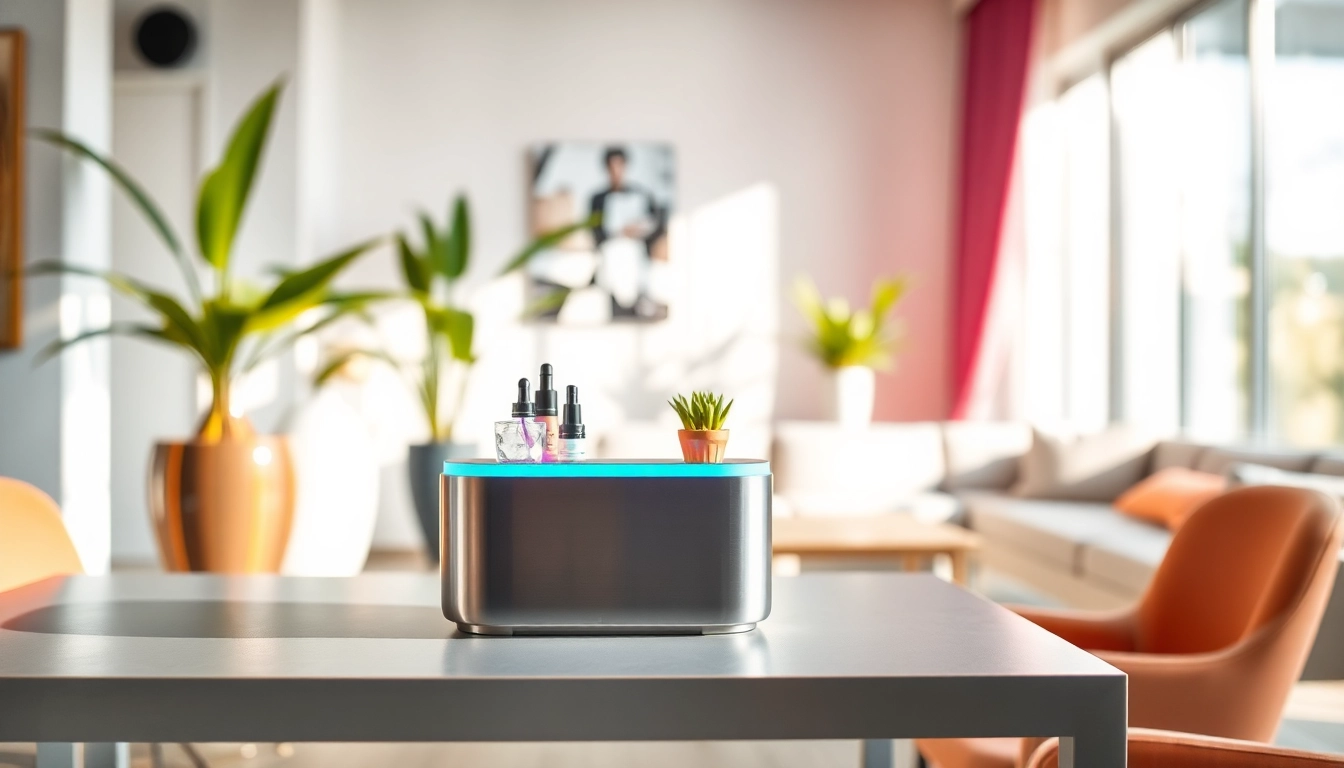 Engaging air bar showcased in a stylish lounge, inviting a premium vaping experience.
