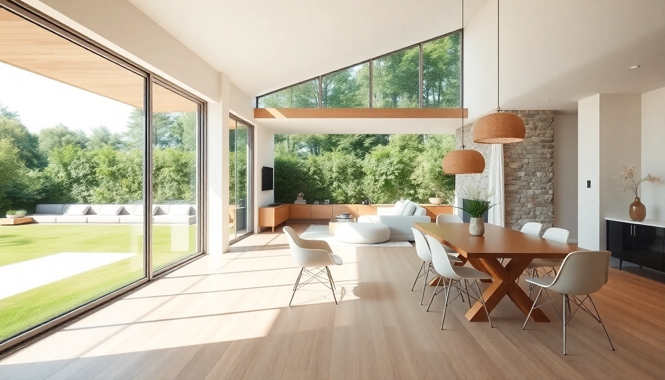 Embrace Seamless Living with a bright, airy dining space opening into a beautiful garden.