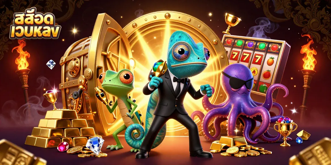 Play exciting slot games at สล็อตเว็บตรง with colorful characters and jackpot symbols