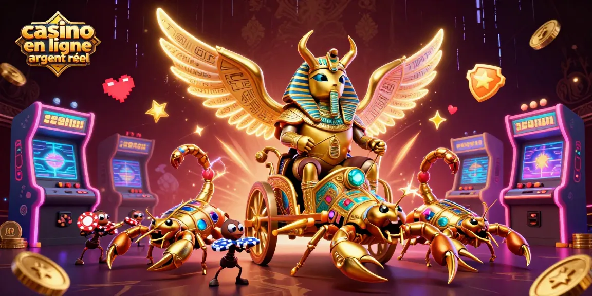 Jouez sur un casino en ligne argent réel avec une ambiance luxueuse et des jeux dynamiques autour de personnages animés.