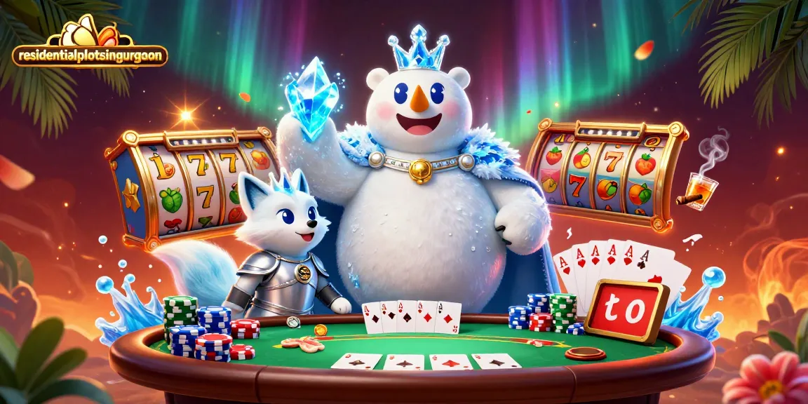 Mainkan slot jackpot di residentialplotsingurgaon dengan karakter kartun berenergi dan elemen kasino menarik.