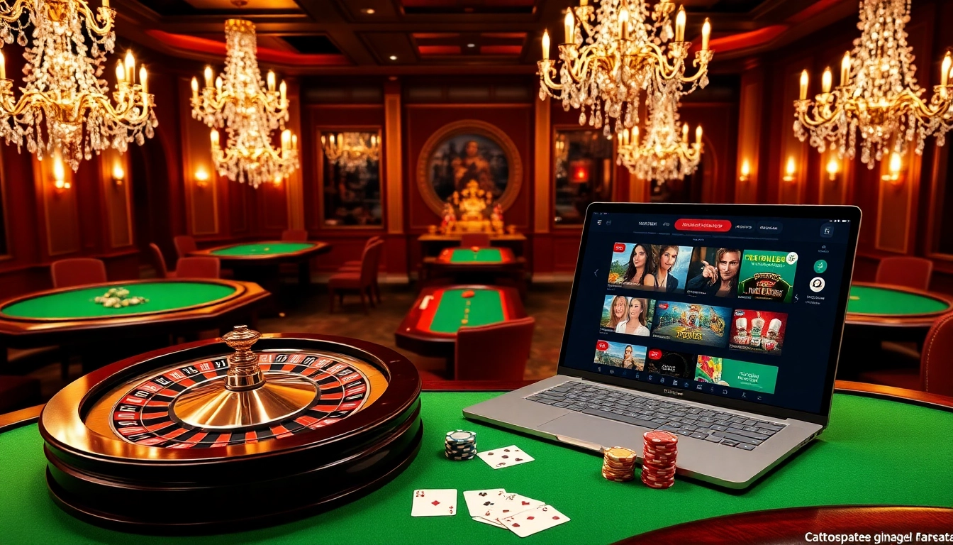 Participez à l'excitation du casino en ligne français avec des tables de jeu luxueuses et des visuels vibrants.