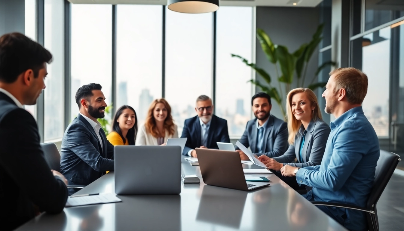 Engaging tax planning and wealth management strategy session with a diverse financial advisory team.