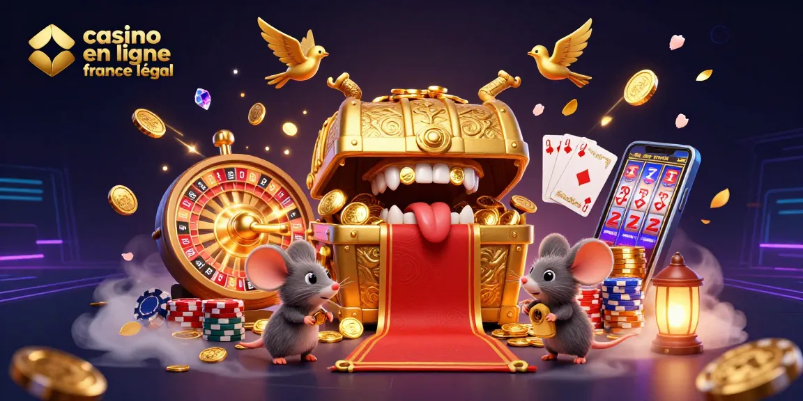 Jouer au casino en ligne France légal avec des jeux captivants et des trésors en 3D