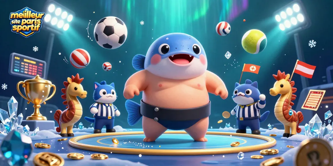 Pariez et gagnez sur le meilleur site de paris sportif avec cette illustration dynamique de fugu en action.