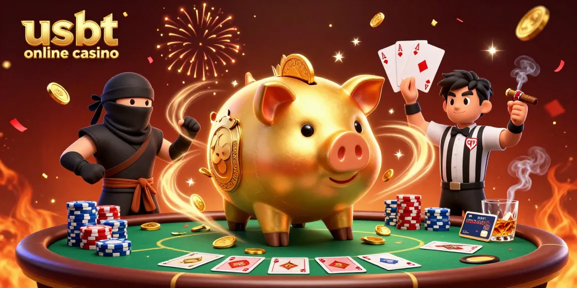 Gioca nei migliori casino online Usdt con un sumo di oro che festeggia attorno ai tavoli da poker.