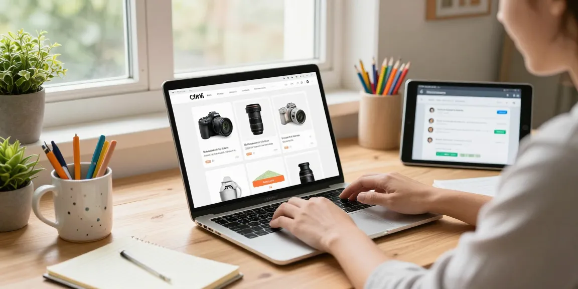 Engaged shopper at home browsing https://forumup.org/shop/search.php?ca_id=&addr1=&addr2=&addr3=&schKeyword= on laptop, enjoying a comfortable e-commerce experience.