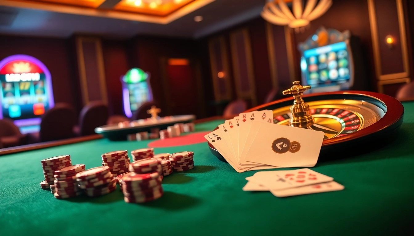Experience the thrill of online gambling with https://jun88buzz.info/ featuring vibrant casino elements.