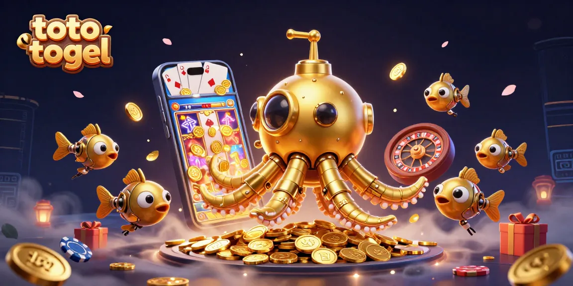 Engage in exciting toto togel adventures with vibrant 3D visuals in a casino-themed scene.