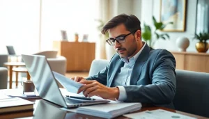 카드깡의 불법 금융 거래를 설명하는 현대 사무실 환경