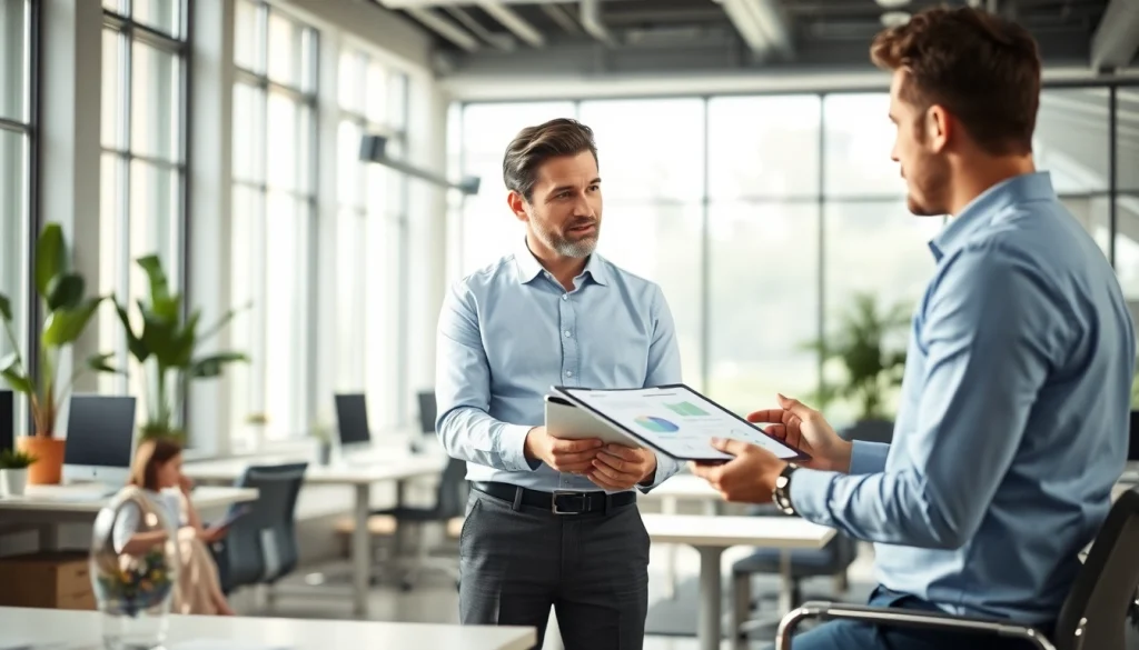 카드 현금화 전략을 논의하는 전문가와 고객의 상호작용 모습
