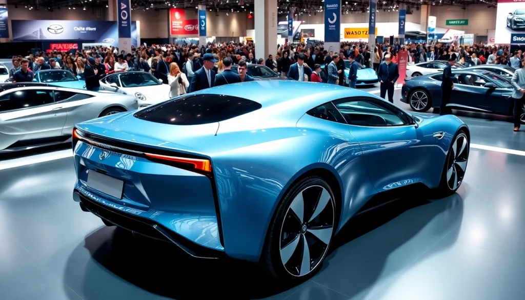 Experience the excitement of the Auto Cars Show featuring innovative vehicles and energized attendees.