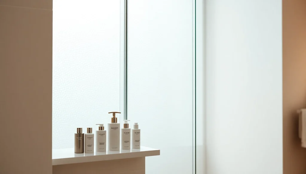 Admire the elegance of la paroi de douche à l'italienne dans une salle de bains moderne.