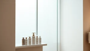 Admire the elegance of la paroi de douche à l'italienne dans une salle de bains moderne.