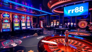 Players enjoying games and placing bets at a luxury casino featuring the rr88 link for an engaging gambling experience.
