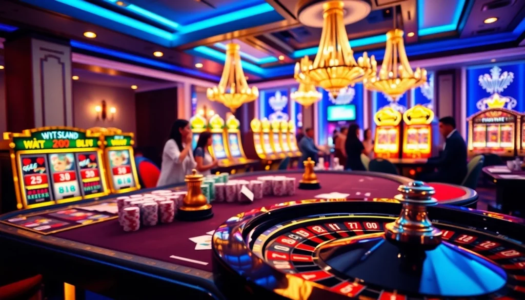 Experience thrilling moments at trang cá cược vua99 with vibrant casino games and winning actions.