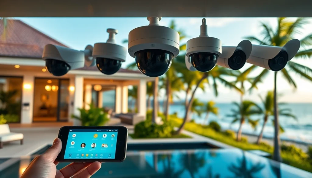 Cámaras de seguridad en Guanacaste mejorando la protección del hogar con soluciones de monitoreo de alta tecnología.