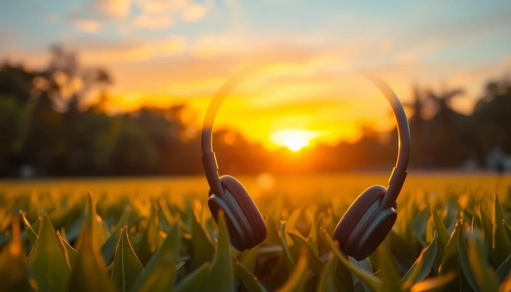 Showcase of Bone X1 Bone Conduction Headphones highlighting sleek design and outdoor setting.