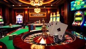 Vivez une expérience de jeu palpitante au casino en ligne français avec des tables vibrantes, de la roulette et des jetons de poker.