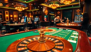 Ressentez l'excitation des casinos en ligne France avec des tables de jeu vibrantes et des machines à sous.