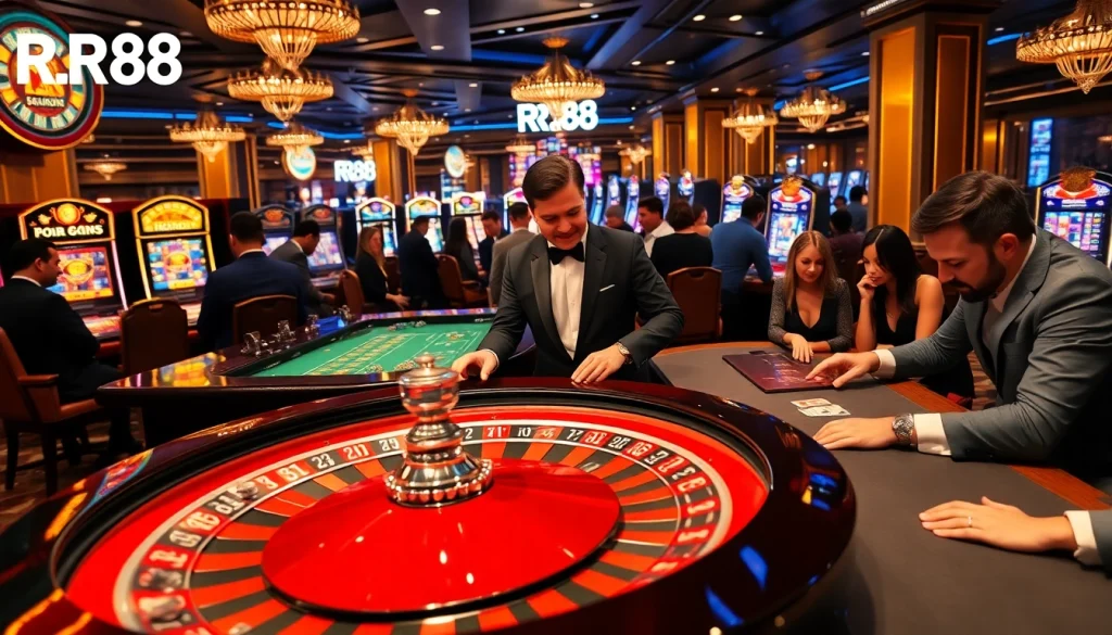 Experience the thrill of winning at RR88 with exciting casino games and vibrant gaming atmosphere.